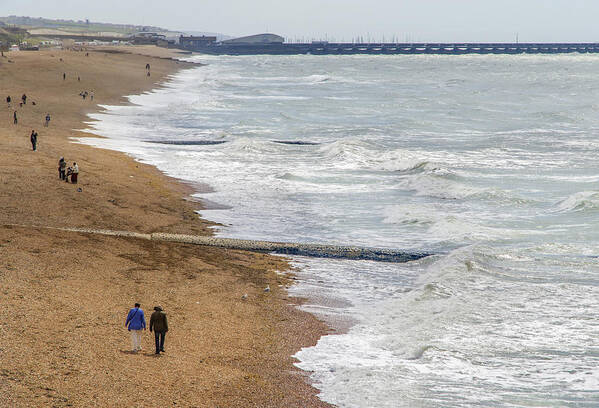 English Channel Poster featuring the photograph Brighton Shore by Keith Armstrong