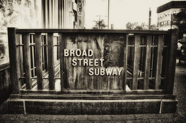 Broad Street Poster featuring the photograph Broad Street Subway - Philadelphia by Bill Cannon