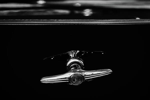Lasalle Poster featuring the photograph Buick LaSalle Trunk Handle #2 by Stuart Litoff