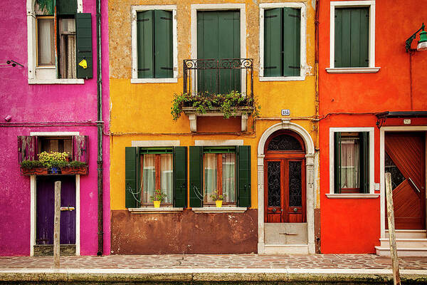 Burano Poster featuring the photograph Burano Colors by Andrew Soundarajan
