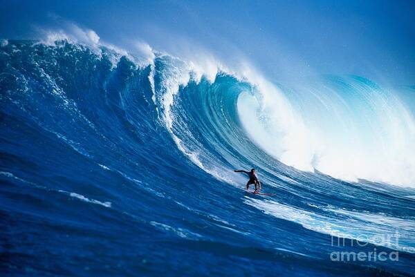 Adrenaline Poster featuring the photograph Buzzy Kerbox Surfing Big by Erik Aeder - Printscapes