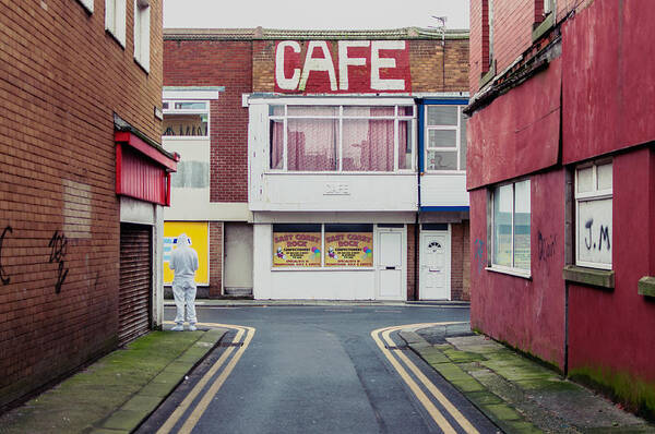 Urban Poster featuring the photograph Cafe by Nick Barkworth