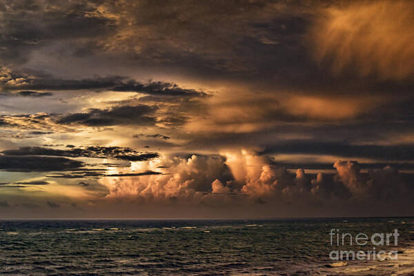 Storm Poster featuring the photograph Calm Before The Storm by Judy Wolinsky
