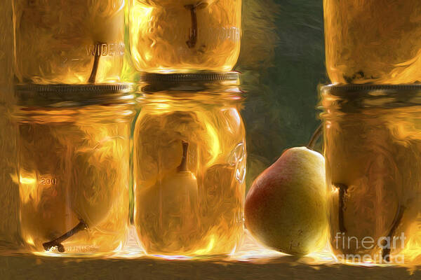 Pear Poster featuring the photograph Canning Day #2 by George Robinson