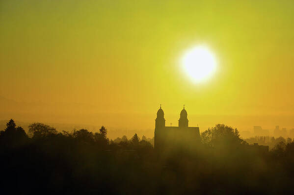  Poster featuring the photograph Capitol Hill Sunrise Too by Brian O'Kelly