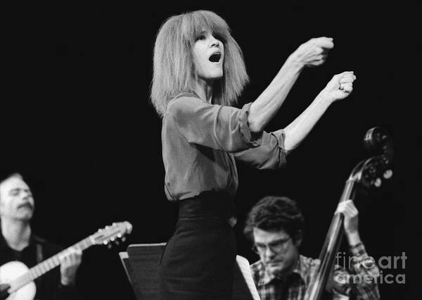 Photo Poster featuring the photograph CARLA BLEY Driving the guys by Philippe Taka