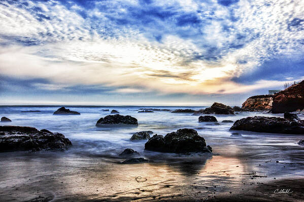 California Poster featuring the photograph Cayucos Quietude by Cheryl Strahl