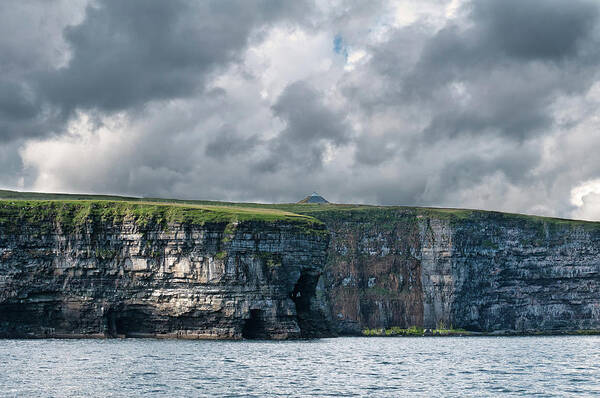 Ceide Fields Poster featuring the photograph Ceide Cliffs by Marion Galt