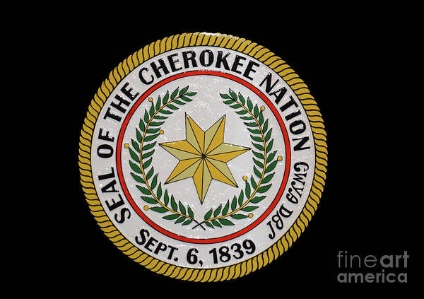 Cherokee Poster featuring the photograph Cherokee Nation by FineArtRoyal Joshua Mimbs