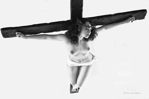 Christ-femme Poster featuring the photograph Christ-femme by Ramon Martinez
