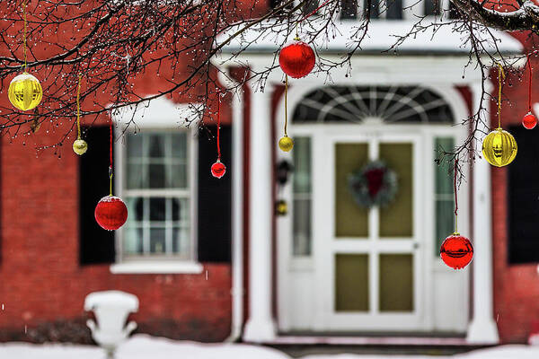 Vermont Poster featuring the photograph Christmas Ornaments by Tim Kirchoff