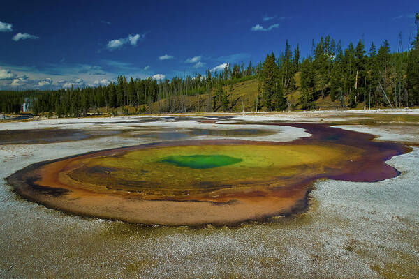 Yellowstone Poster featuring the photograph Chromatic Pool by Roger Mullenhour