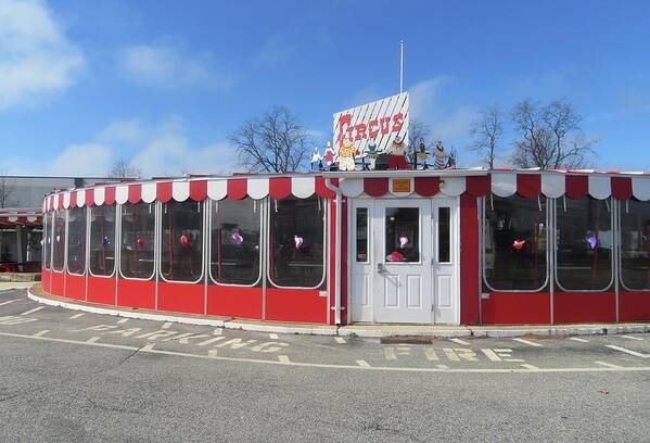 Circus Drive In Poster featuring the photograph Circus Drive in by Melinda Saminski