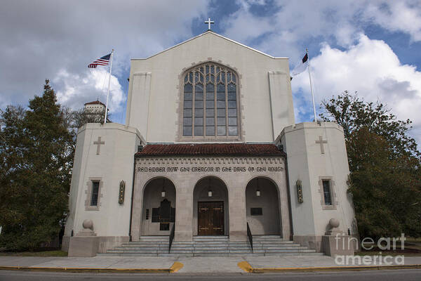 Citadel Poster featuring the photograph Citadel Church by Dale Powell