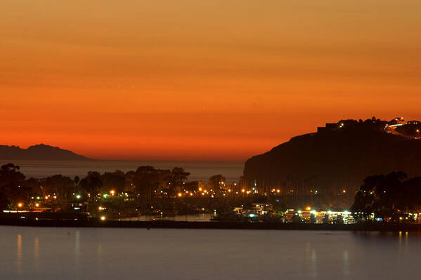 Landscape Poster featuring the photograph City lights by Brad Scott