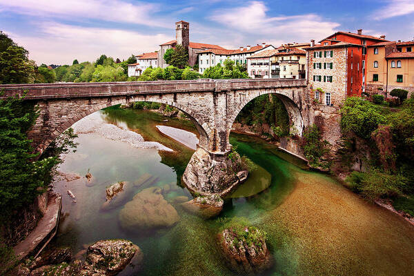 Cividale Del Friuli Poster featuring the photograph Cividale del Friuli - Italy by Barry O Carroll