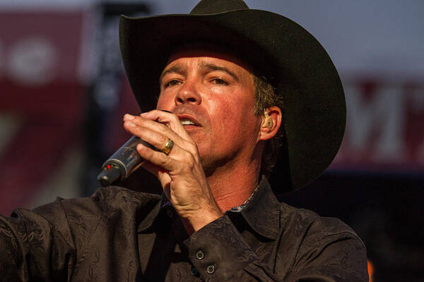 Clay Walker Poster featuring the photograph Clay Walker by Mike Burgquist