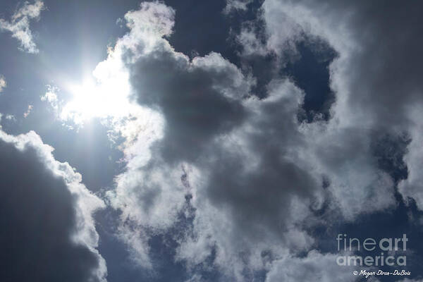 Cloud Phenomenon Poster featuring the photograph Clouds and Sunlight by Megan Dirsa-DuBois