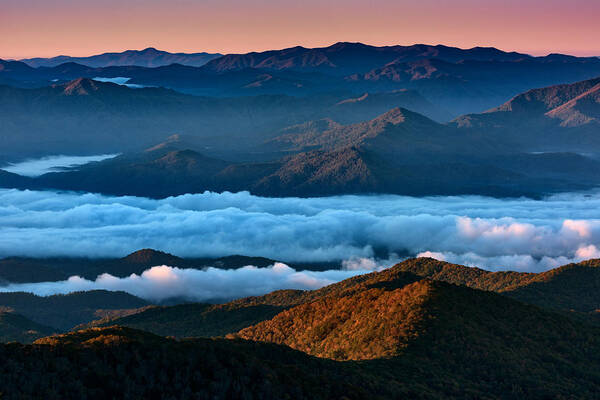 Great Smoky Mountains National Park Poster featuring the photograph Clouds In The Valley by Rick Berk