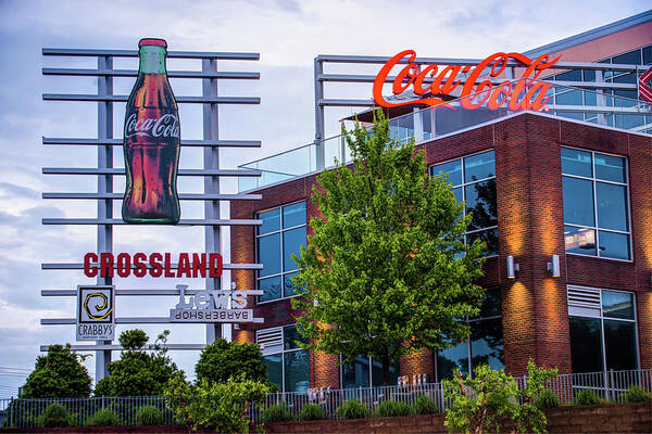 Bentonville Poster featuring the photograph Coca Cola Sign - Pinnacle Hills - Northwest Arkansas by Gregory Ballos