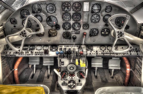 Plane Poster featuring the photograph Cockpit by Craig Incardone