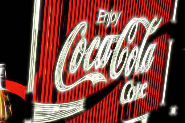 Coca-cola Poster featuring the photograph Coke Sign Now Part Of Sydney History by Miroslava Jurcik