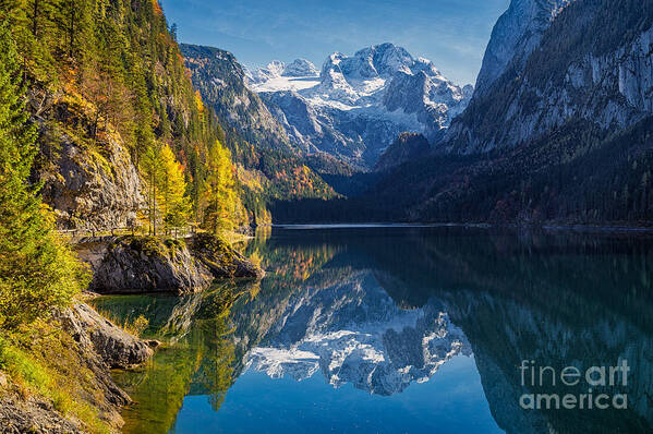 Dachstein Poster featuring the photograph Colors of Fall by JR Photography