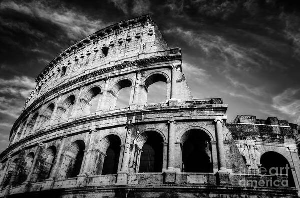 Colosseum Poster featuring the photograph Colosseum in Rome by Michal Bednarek