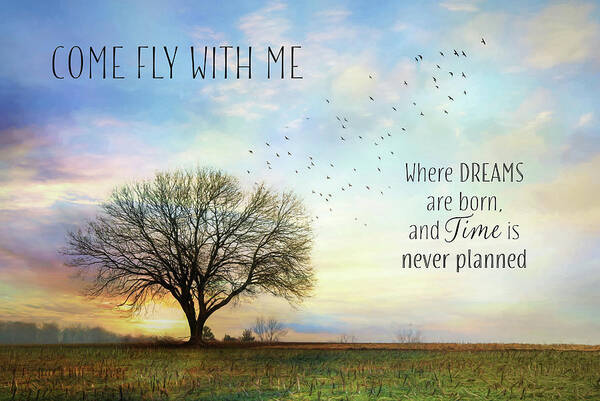 Tree Poster featuring the photograph Come Fly With Me by Lori Deiter