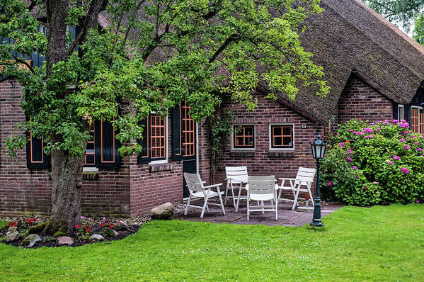 Jenny Rainbow Fine Art Photography Poster featuring the photograph Cozy Settings. Giethoorn. The Netherlands by Jenny Rainbow