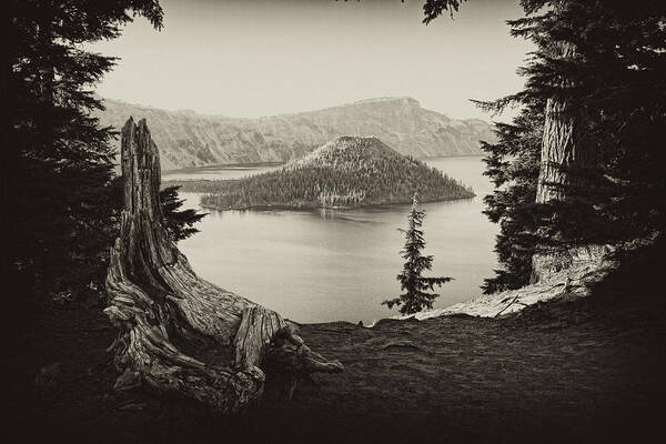 Crater Poster featuring the photograph Crater Lake by Hugh Smith