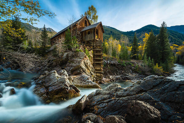 Marble Poster featuring the photograph Crystal Mill by Chuck Jason