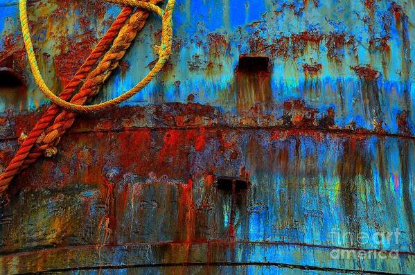 Abstract Poster featuring the photograph Damage by Lauren Leigh Hunter Fine Art Photography