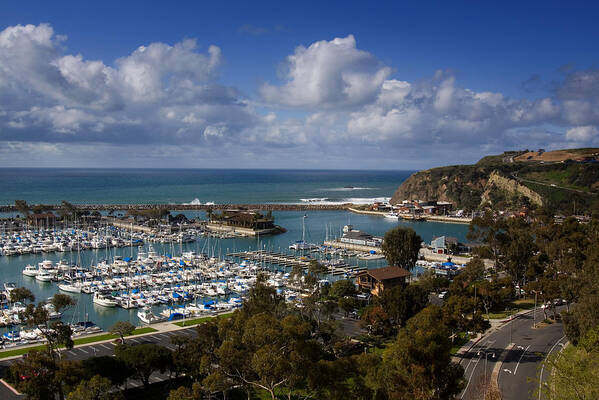 Dana Point Poster featuring the photograph Dana Point Harbor California by Cliff Wassmann