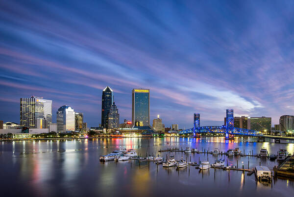 Jacksonville Poster featuring the photograph Dawn on St Johns River by Matt Hammerstein
