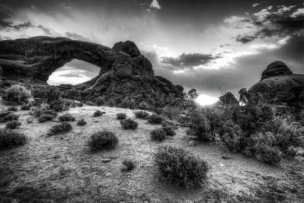 Arches National Park Poster featuring the photograph Desert Drama by Judi Kubes
