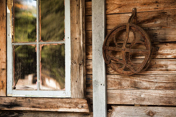 Deserted Homestead Poster featuring the photograph Deserted Homestead by Bonnie Bruno