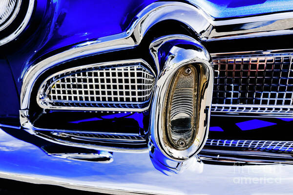 Desoto Poster featuring the photograph Desoto Chrome Bumper by M G Whittingham