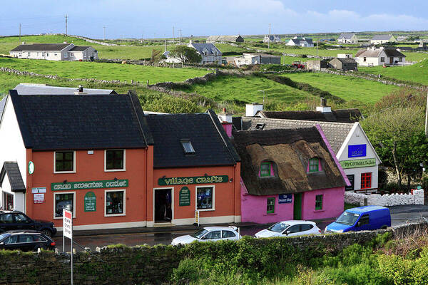 Ireland Poster featuring the photograph Doolin Village County Clare by Aidan Moran