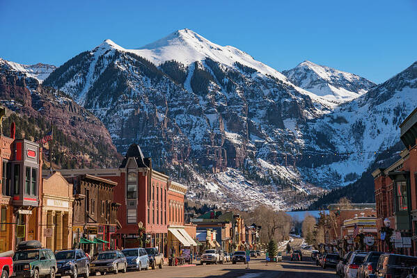 Colorado Poster featuring the photograph Downtown Telluride by Darren White