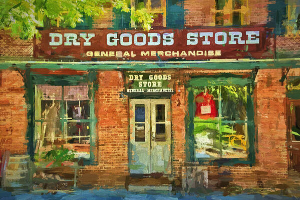 Store Poster featuring the photograph Dry Goods by Paul W Faust - Impressions of Light