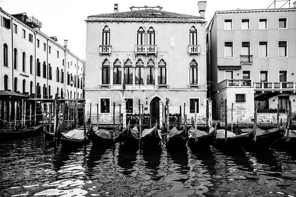 Venice Poster featuring the photograph Early Moorings by Christopher Maxum