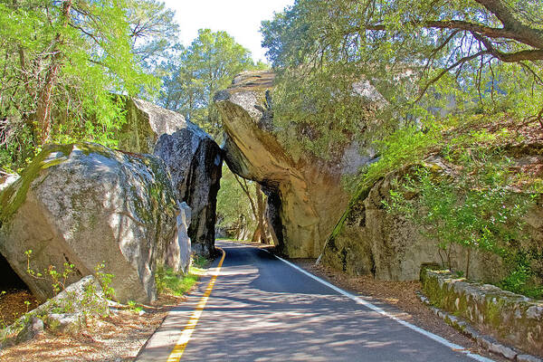 El Portal Entry To Yosemite National Park Poster featuring the photograph El Portal Entry to Yosemite National Park, California by Ruth Hager