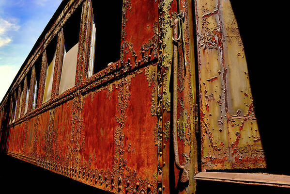 Weathered Railroad Car Poster featuring the photograph Elegant Rust by Paul W Faust - Impressions of Light