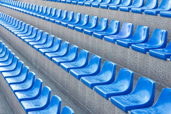 Empty Poster featuring the photograph Empty seats by Boyan Dimitrov