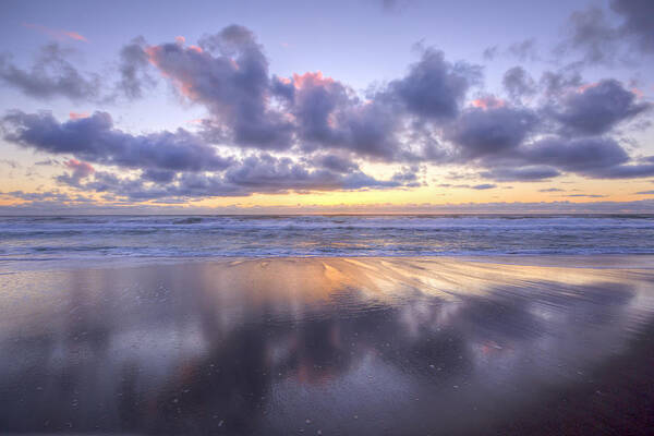 Landscape Poster featuring the photograph Evening Colors by Kristina Rinell