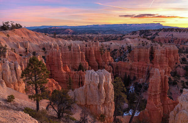 Bryce Canyon National Park Poster featuring the photograph Fairyland Canyon Dawn by Jonathan Nguyen