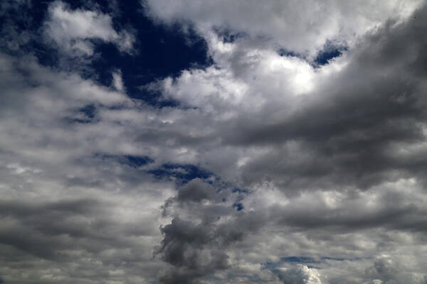Clouds Poster featuring the photograph Fall Sky 7 by Mary Bedy