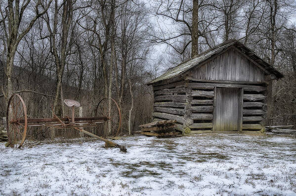 Agricultural Poster featuring the photograph Farm Life from the Past by Steve Hurt