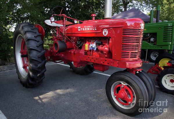 Tractor Poster featuring the photograph Farmall H by Mike Eingle